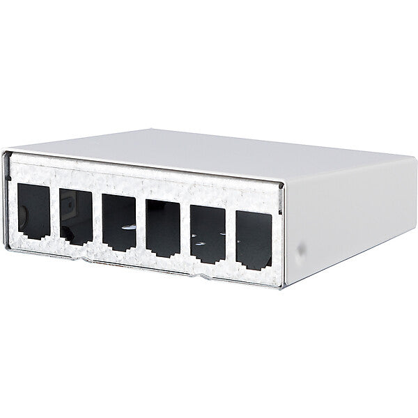 METZ CONNECT AP-Gehäuse leer E-DATmodul 6er rws 130861-0602-E